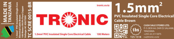 Tronic 1.5 Mm Single Core Cable