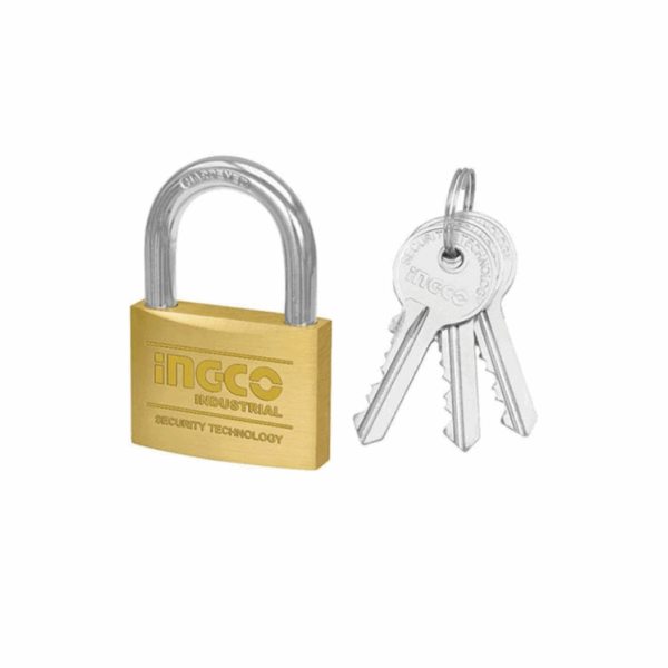 Ingco Heavy Duty Brass Padlock 70Mm Dbpl0702
