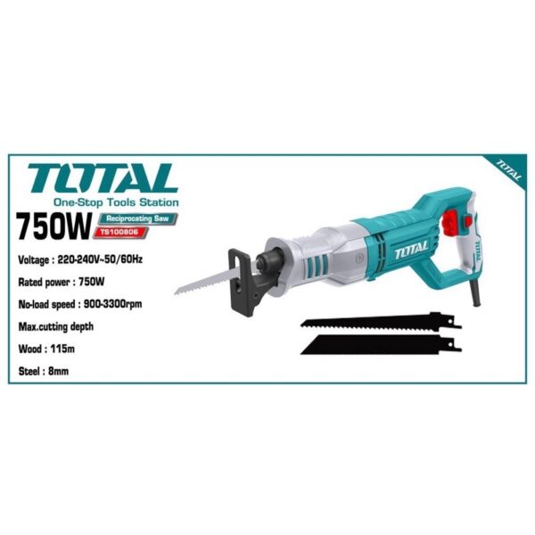 Total Reciprocating Saw Electric 750W Ts100806