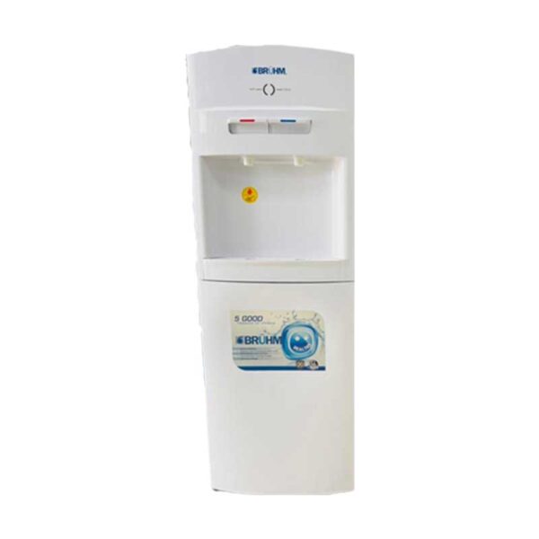 Bruhm Water Dispenser 2 Taps With Storage Cabinet White/Black Bds-1169