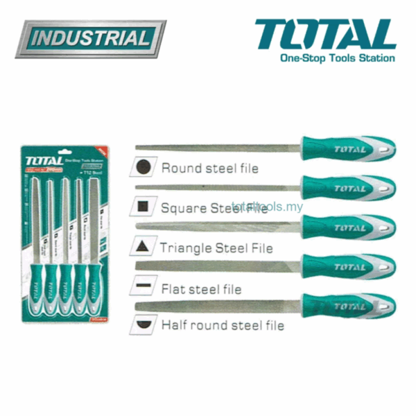 Total Steel File Set 8&Quot; 5Pcs Tht918516