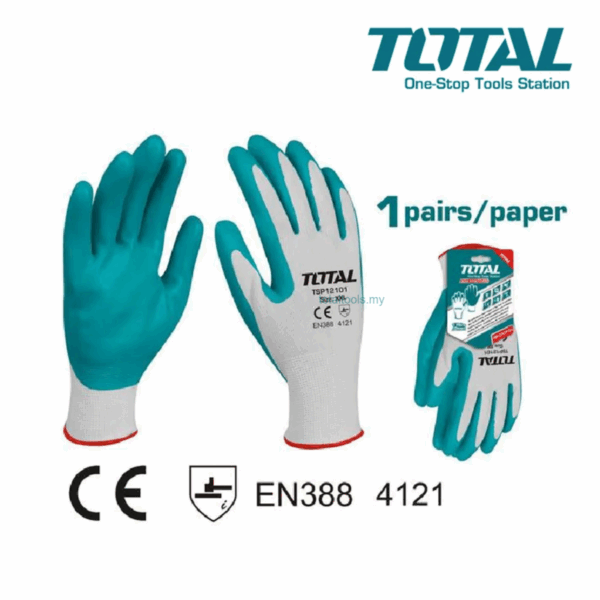 Total Nitrile Gloves Size Xl Tsp12101