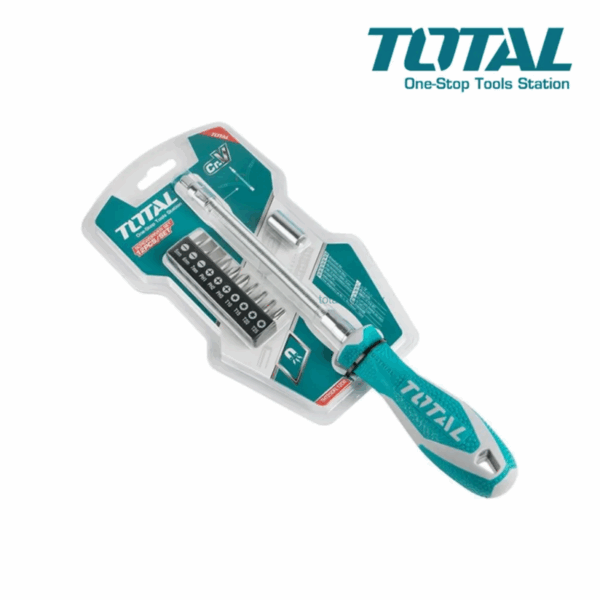 Total Flexible Shaft Screwdriver Set 12Pcs Tht250Fl1206
