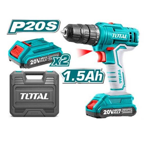 Total Drill Machine Cordless Li-Ion 20V Tdli20012