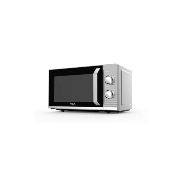 Von Mechanical Microwave Oven 20L, Silver Solo Vams-22Mgx
