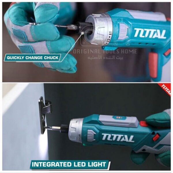Total Lithium-Ion Screwdriver Tsdli0801