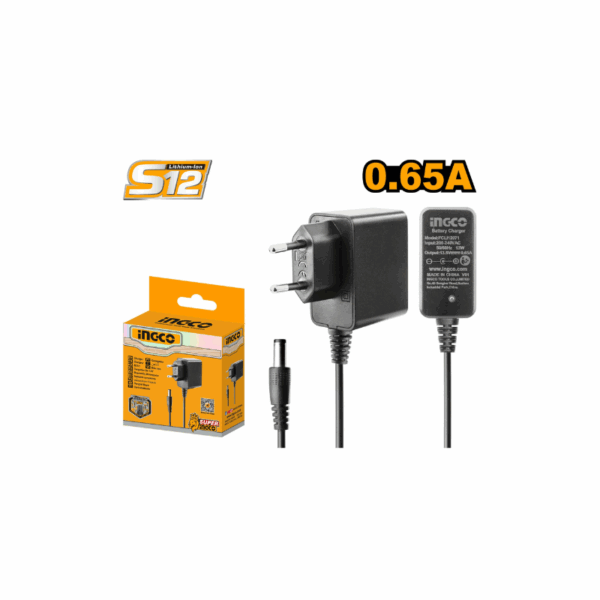 Ingco S12 Battery Charger 12V 0.65A Fcli12071