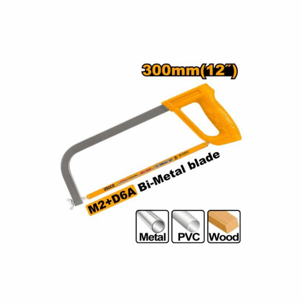 Ingco Hacksaw Frame 300Mm/12&Quot; With Blade Hhfs3058