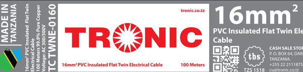 Tronic 16 mm Flat Twin Cable