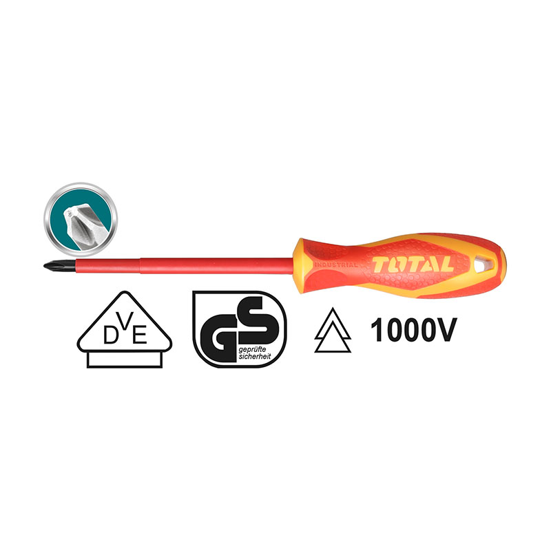 Total Phillips Screwdriver 100Mm Insulated Thtisph2100