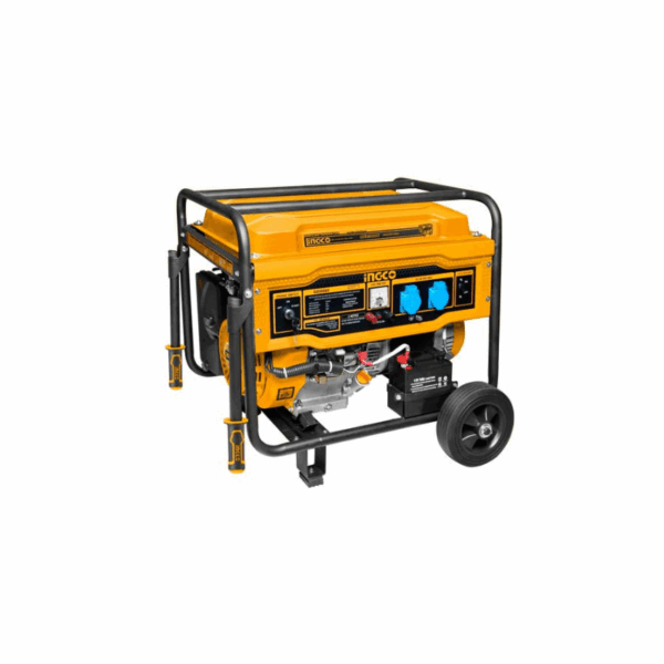 Ingco Gasoline Generator 5.5Kw With 4 Stroke Air Cooled Engine, Electric Start, 25L Tank Ge55003