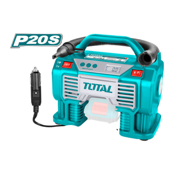 Total Air Compressor Auto Cordless Lithium Ion 160Psi With Led Display Tacli2002