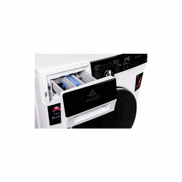 Evvoli Washing Machine 8Kg Wash 6Kg Dryer Inverter White Fcom-8/614W