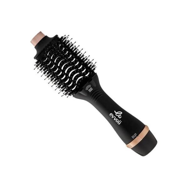 Evvoli Brush Dryer &Amp; Volumizer 3In1 1200W Powerful Dc Motor, Fast Drying Hair Dryer With 4X Ionic Feature And Cool Tip Evhc-Hb1200R
