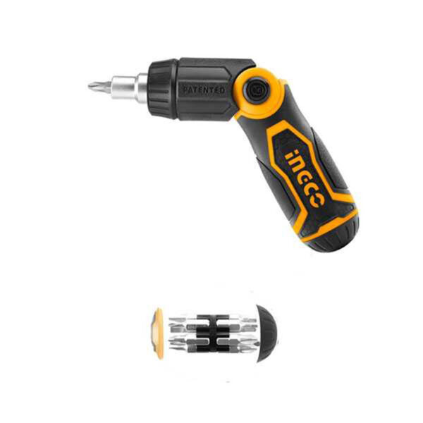 Ingco Ratchet Screwdriver 13In1 Set Akisd1208