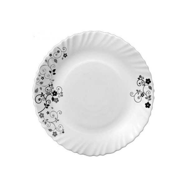 La Opala Dinner Plate Mystrio Black 6 Pieces 250Mm 0256
