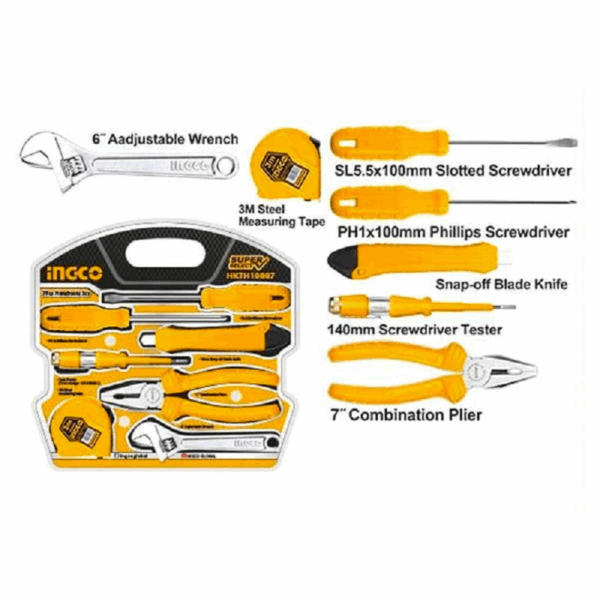 Ingco Handtools Set 100-500V Pack Of 7 Hkth10807