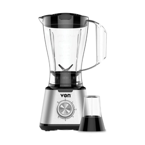 Von Blender 1.5L Plastic Jar, 600W Anti Slip Feet Vsbt06Mnx