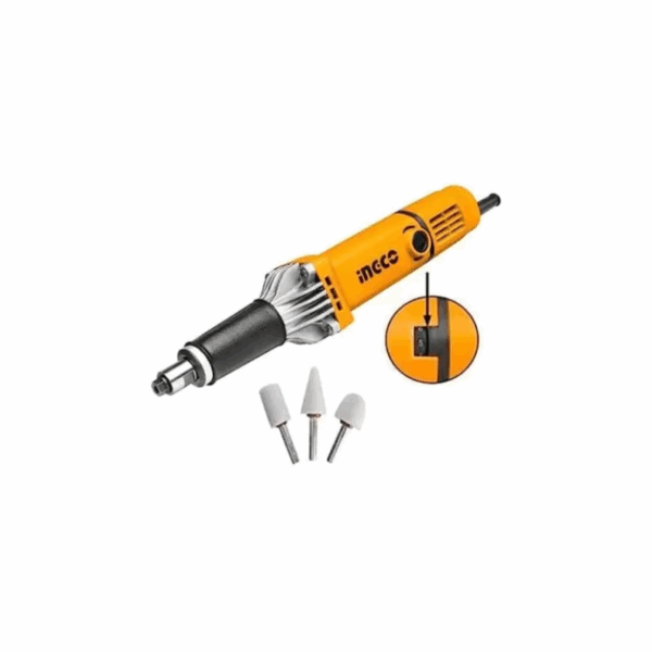 Ingco Die Grinder 550W With 1 Set Extra Carbon Brushes, 3Pcs Mounted Points Pdg5501