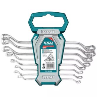 Total Offset Ring Spanner Set 8pcs THT102486