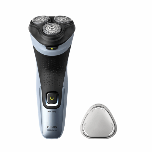 Philips Electric Cordless Shaver, Comfortcut Blades, Anti-Corrosion Shaving System, 3D Floating Heads, Shave Wet &Amp; Dry 3000X Series X3063
