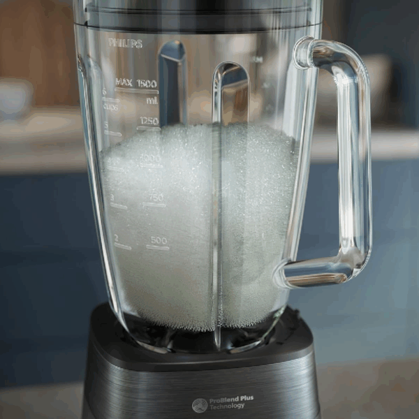 Philips Blender 5000 Series 2L 1200W With 1.5L Plastic Jar, 3 Speed &Amp; Pulse, Problend Plus Technology, Ice Crushing, Chopper &Amp; Mill Attachment Hr3033