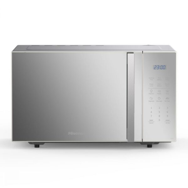 Hisense Microwave 26L 700W Solo Digital, 6 Power Levels, Touch Display, Handle, Mirror Finish H26Moms5H