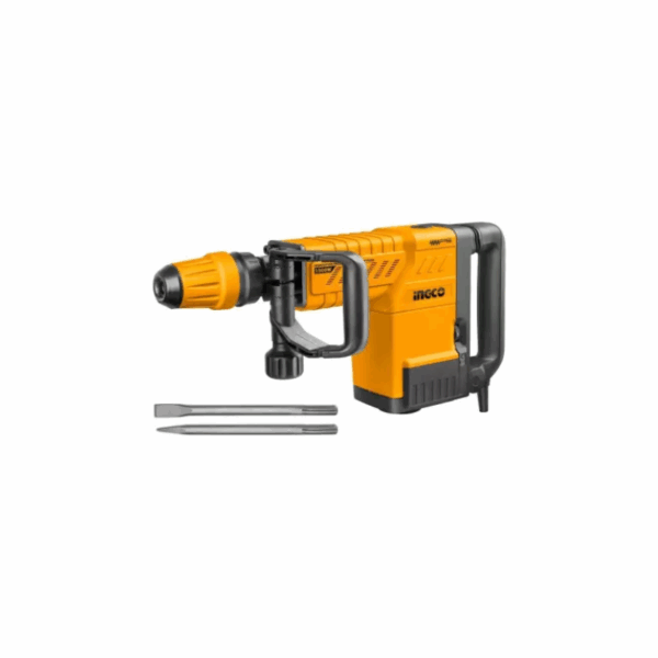 Ingco Demolition Breaker 10.5Kgs 1500W With Chisel-Locking &Amp; Sds-Max Chuck System Pdb15006