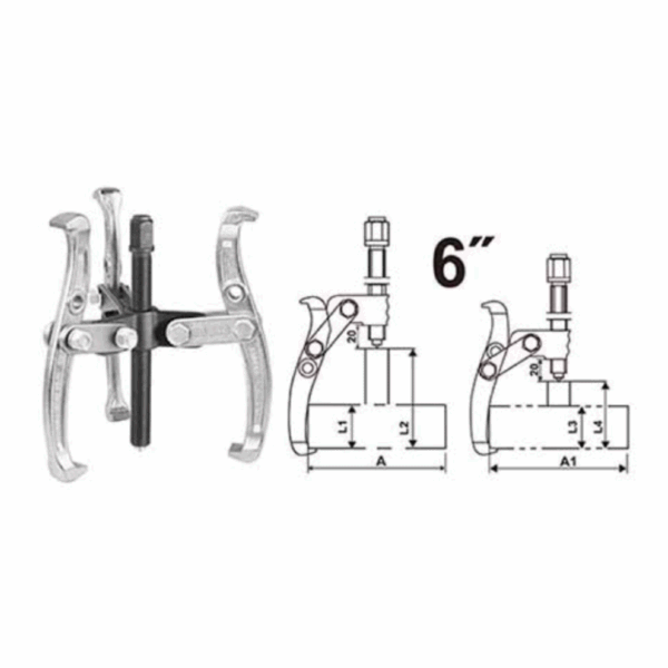 Ingco Gear Puller 6&Quot; Hgp08036