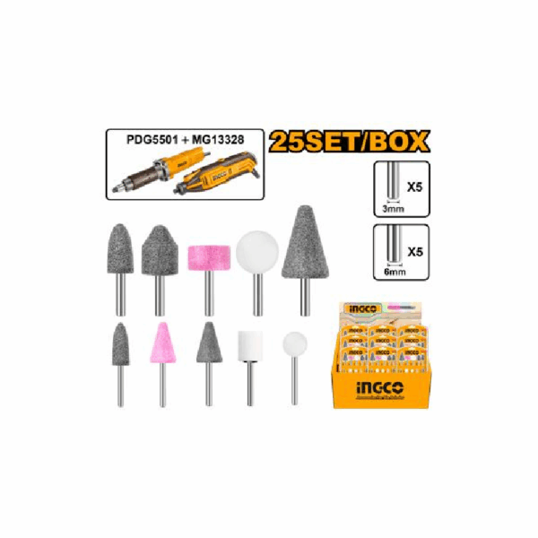 Ingco Accessories Mounted Stone For Mini Die Grinder And Mini Grinder Akb1001