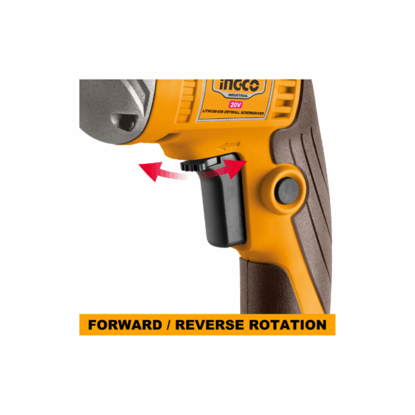 Ingco Cordless Drywall Screwdriver 20V With Battey &Amp; Charger Cdsli204200