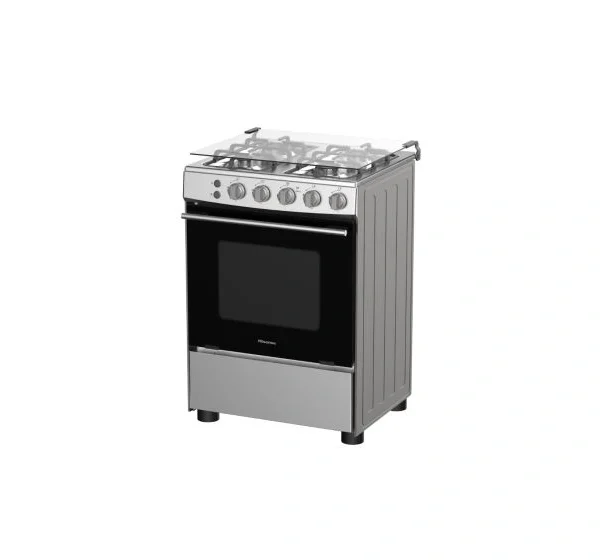 HISENSE Free Standing Gas Cooker with 4 Burners COOKER-60cm HFG60121X
