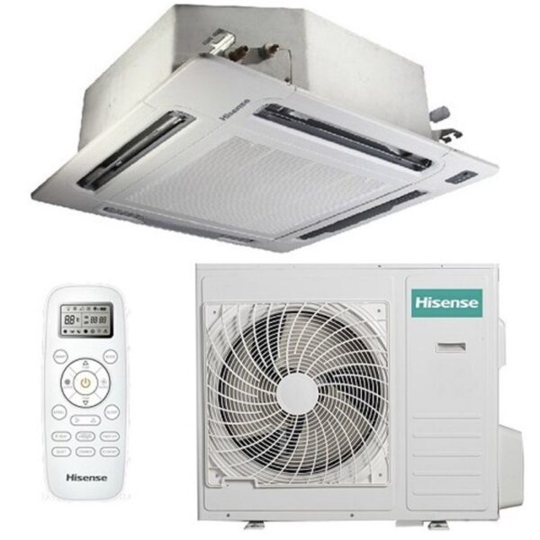 Hisense Cassette Air Conditioner 24000Btu With Inverter, Cooling Only, Ultra Quiet, Fast Cooling, High Efficiency Auc-24Ur4Sjjc5