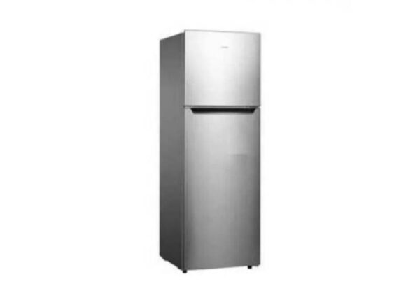 Hisense Refrigerator 205L Double Door, Top Freezer, Titanium Silver Rd-27Dr4Sa