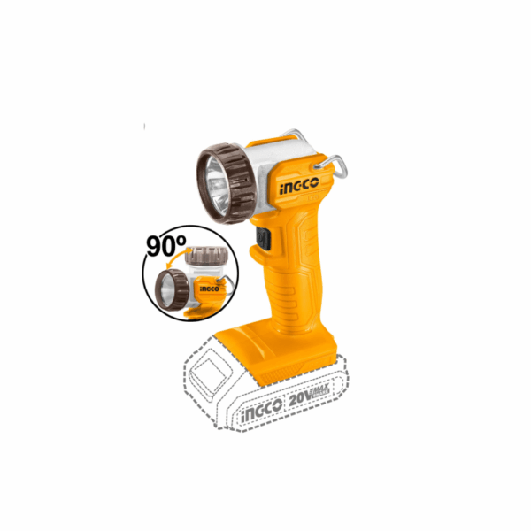 Ingco Cordless Led Work Lamp 5W 270±10% Lumens Cwli2038