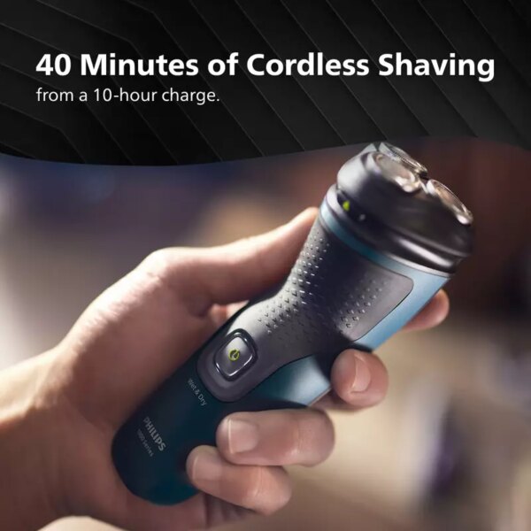 Philips Electric Cordless Shaver Comfortcut Blades, 3D Floating Heads, Shave Wet &Amp; Dry, One-Touch Open 1000 Series S1151