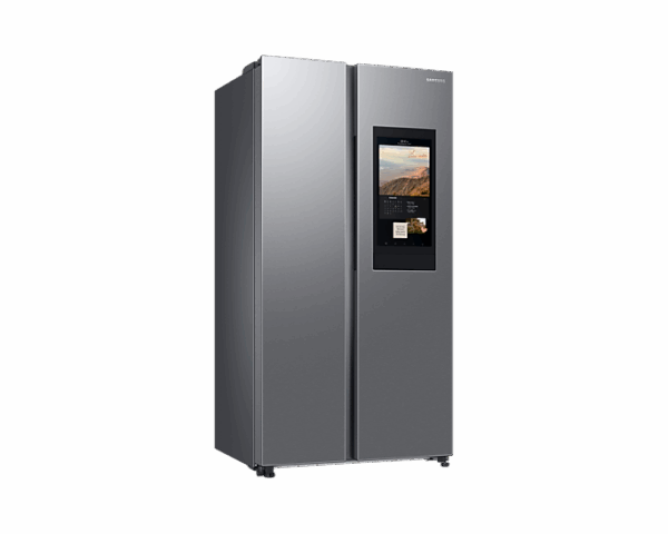 Samsung Refrigerator 635L With Sleek &Amp; Seamless Design, Side By Side, Digital Inverter, Spacemax, Dit, Non-Plumb Dispenser, Auto Ice Maker Mirror Black Rs64R53112A