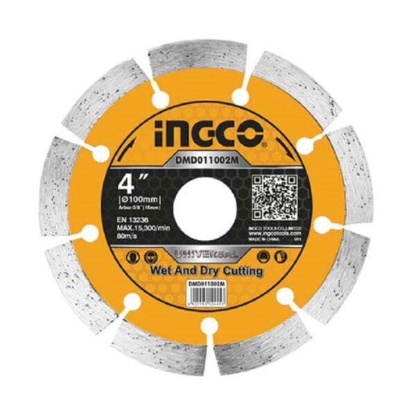 Ingco Dry Diamond Disc 100Mm Pack Of 10 Dmd011002M