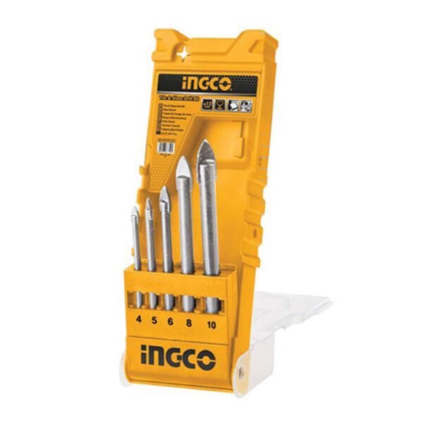 Ingco Glass Drill Bits Set Pack Of 5 Akd7058