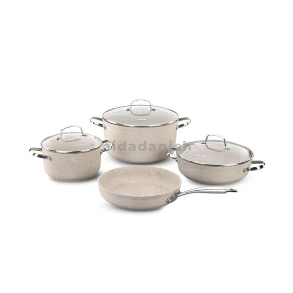 Korkmaz Granita Alu 7Pcs Cookware Set A1272