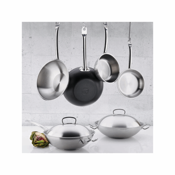 Korkmaz Proline Nero Wok 32X8.9Cm A2838