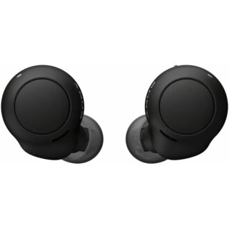 Sony Wireless Noise Cancelling In Earpbuds with Extra Bass, 10hrs Charging Case + 10hrs Battery,  Arc Supporters to Ensure a Secure Fit, IPX4 Rating Water and Dust Resistant, Voice Assistant Compatible, Easier Clearer Hands Free Calling WF-C500