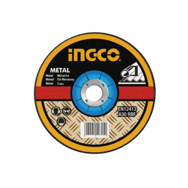 Ingco Abrasive Metal Cutting Disc 115Mm With Depressed Center For Metal Mgd601151