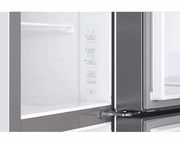 Samsung Refrigerator 602L With Sleek &Amp; Seamless Design, Side By Side, Digital Inverter, Spacemax, Flexzone, Metal Cooling, Slim Indoor Icemaker, Silver Rs65R5691M9