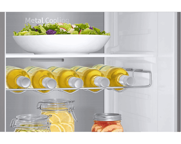Samsung Refrigerator 602L With Sleek &Amp; Seamless Design, Side By Side, Digital Inverter, Spacemax, Flexzone, Metal Cooling, Slim Indoor Icemaker, Silver Rs65R5691M9