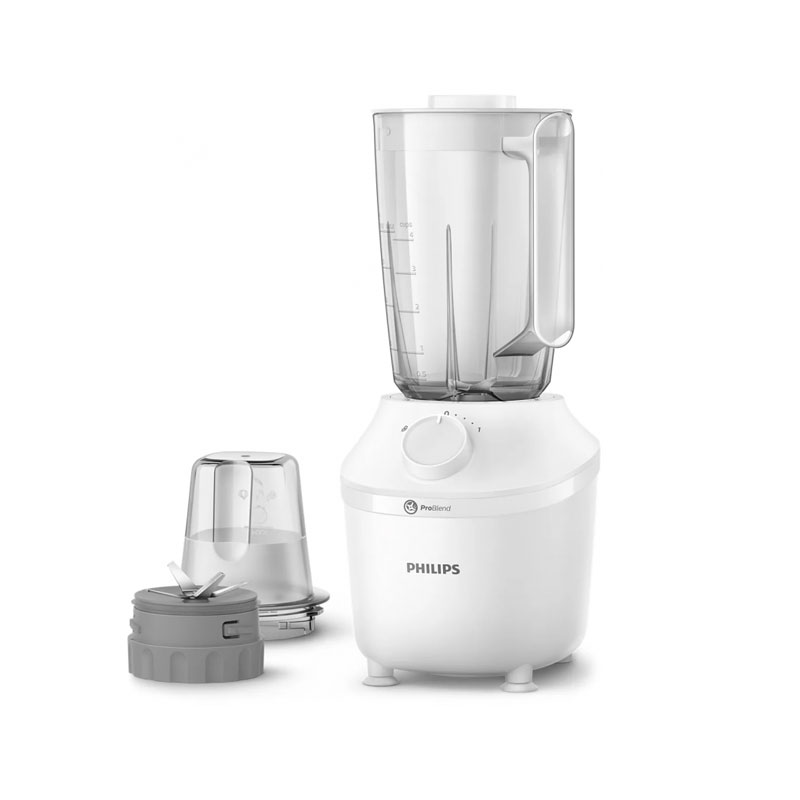 Philips Blender 450W 1L Jar With 1 Mill Pro Blending 1 Speed + Pulse Hr2041/10