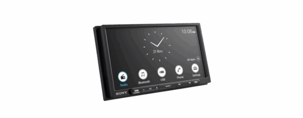 Sony Digital Media Receiver Touch Panel Monitor 6.95&Quot; Antiglare Touch Screen, Wireless Streaming High Resolution Audio, Double Din Design, Digital Clarity Tuner With Bluetooth, Mobile Phone Mirroring Xav-Ax4000