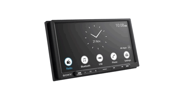 Sony Digital Media Receiver Touch Panel Monitor 6.95" AntiGlare Touch Screen, Wireless Streaming High Resolution Audio, Double DIN design, Digital Clarity Tuner with Bluetooth, Mobile Phone Mirroring XAV-AX4000
