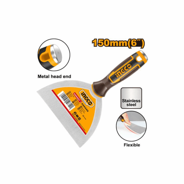Ingco Putty Trowel Stainless Steel 150Mm/6'' Hput08150