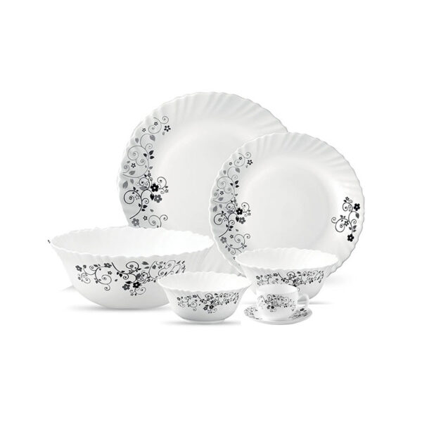 La Opala Dinner Set Mystrio Black Classique 20 Pieces Lm020